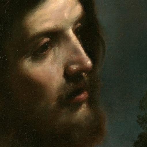 Cristo e la donna di Samaria_dettaglio-Guercino