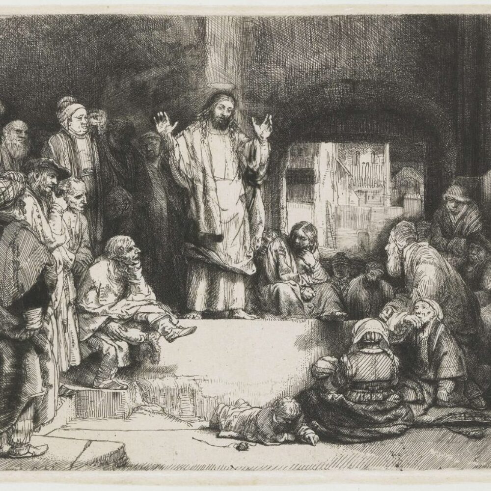 Predicazione di cristo_Rembrandt