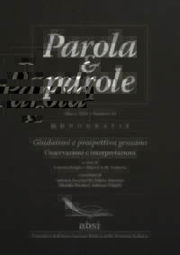 Giudaismi e Gesù di Nazareth ESTRATTO_Monografia 44_Pagina_01