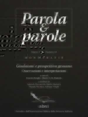 Giudaismi e Gesù di Nazareth ESTRATTO_Monografia 44_Pagina_01