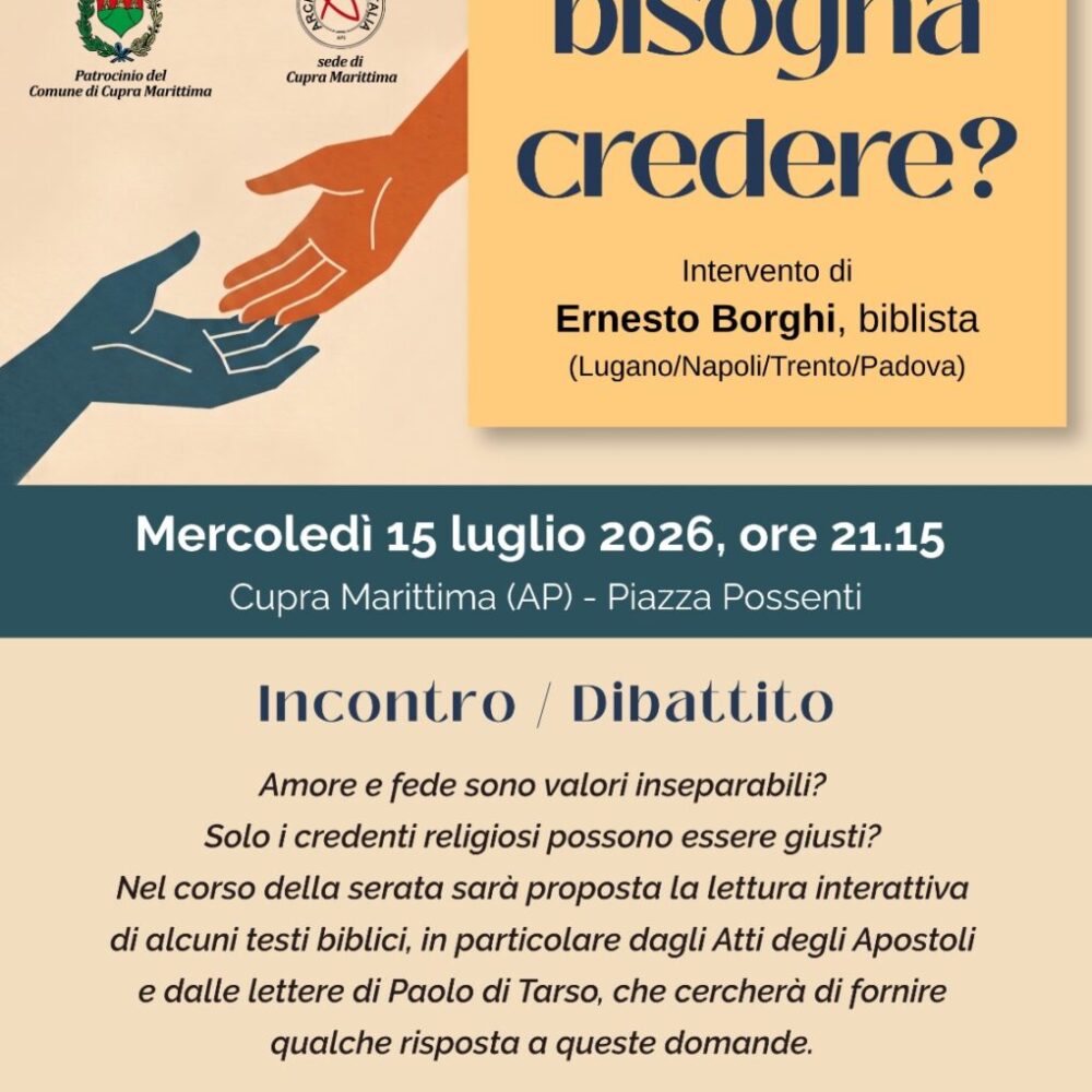 Per amare bisogna credere?